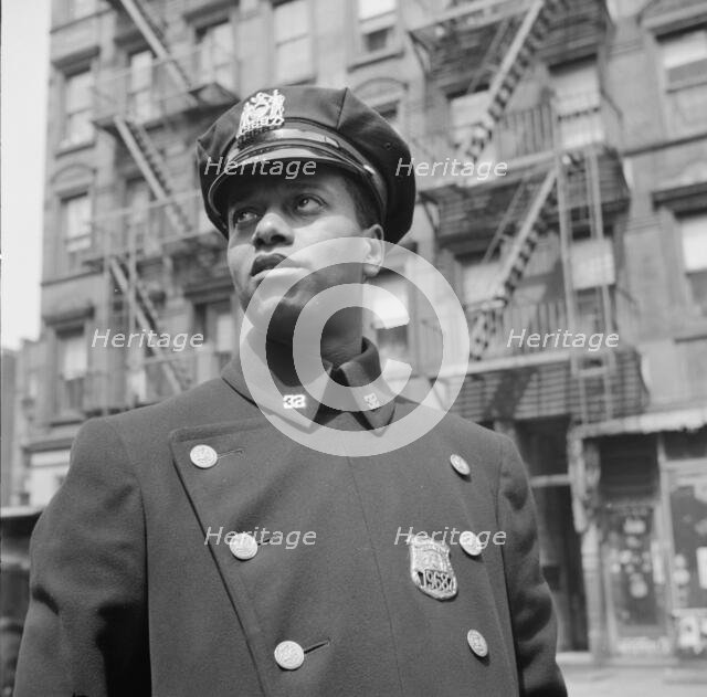 Possibly: Policeman no. 19687, New York, 1943. Creator: Gordon Parks.