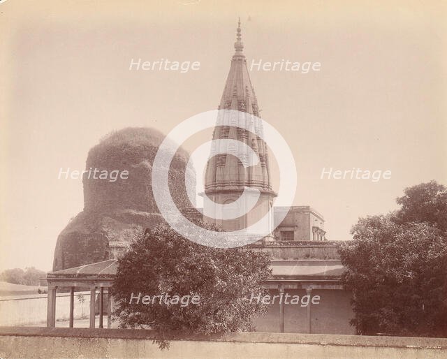 Buddhist Temple, Agra, 1860s-70s. Creator: Unknown.