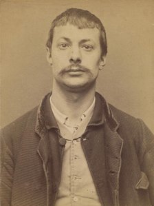 Cler. Henri. 31 ans, né à Paris XIe. ébéniste. Anarchiste. 14/3/94., 1894. Creator: Alphonse Bertillon.