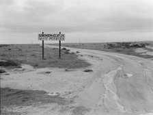 Large-scale agriculture, beside U.S. 99, Kern County, California , 1939. Creator: Dorothea Lange.