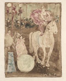 Bareback Rider, c. 1895. Creator: Maurice Prendergast (American, 1858-1924).