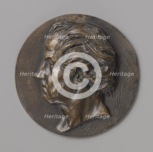 Etienne Pivert De Senancour, 1833. Creators: Pierre-Jean David d'Angers, Etienne Pivert de Senancour.