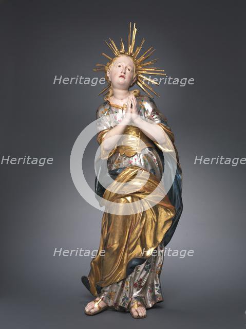 Virgin Mary as a Child, 1750-1775. Creator: Unknown.