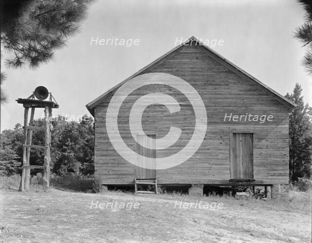 Schoolhouse, Alabama, 1936. Creator: Walker Evans.