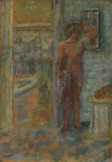Female nude in an interior, c. 1917. Creator: Bonnard, Pierre (1867-1947).