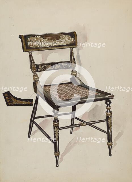 Chair, c. 1936. Creator: Lillian Causey.