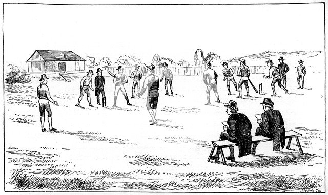 Lord's cricket ground, London, 1793 (1912). Artist: Unknown