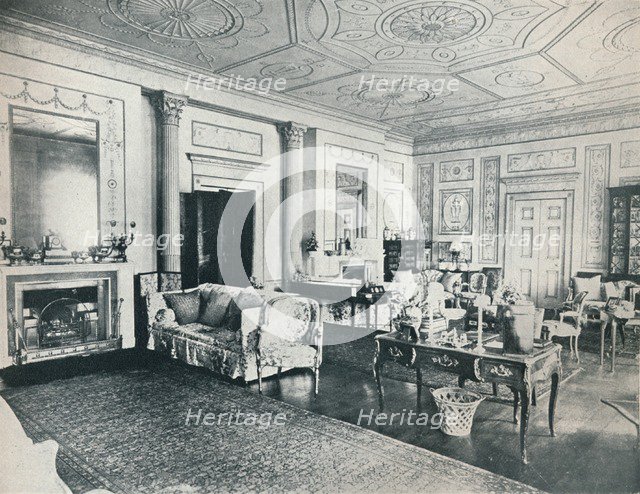 'The Adam Salon, Stoke Edith', c1909. Artist: Unknown.