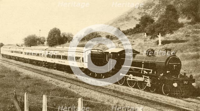 'Express Train, Bombay, Baroda and Central India Railway', 1930. Creator: Unknown.