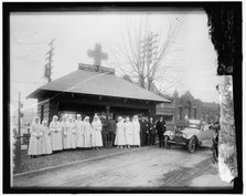 Red Cross: Canteen Station, Bristol, Va.-Tenn, between 1910 and 1920. Creator: Harris & Ewing.