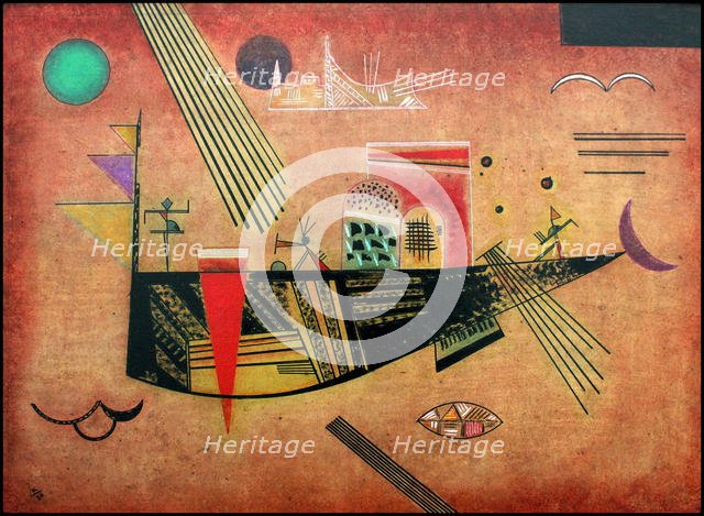 Launisch, 1930. Artist: Kandinsky, Wassily Vasilyevich (1866-1944)