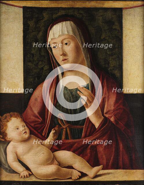 Madonna with Child. Creator: Vivarini, Alvise (ca. 1446-ca. 1505).