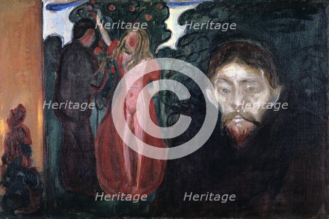 'Jealousy',1895. Artist: Edvard Munch