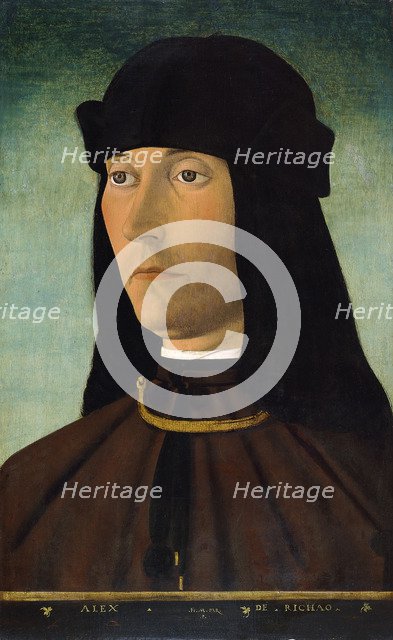 Portrait of Alessandro de Richao, after 1491. Artist: Mazzola, Filippo (1460-1505)