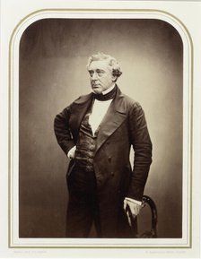 Portrait of Robert Stephenson (1803-1859) , 1856. Creator: Photo studio Maull & Polybank, London  .