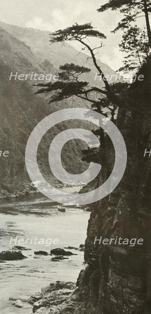 'A Glen on the Katsura-Gawa', 1910. Creator: Herbert Ponting.