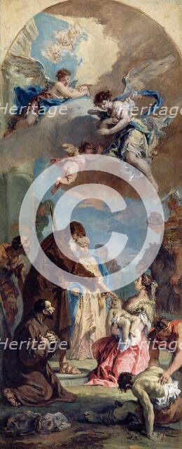 A Miracle of Saint Francis of Paola, 1733. Creator: Sebastiano Ricci.