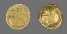 Hyperpyron (Coin) of John II Comnenus, 1118-1143. Creator: Unknown.