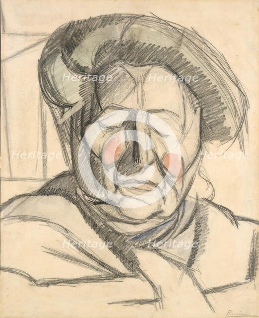 The Artist's Mother, 1915. Creator: Umberto Boccioni.