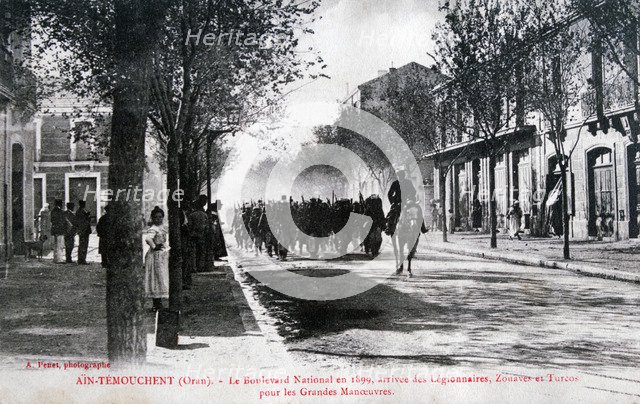 French Foreign Legion, Ain Temouchent, Algeria, 1899. Artist: Unknown