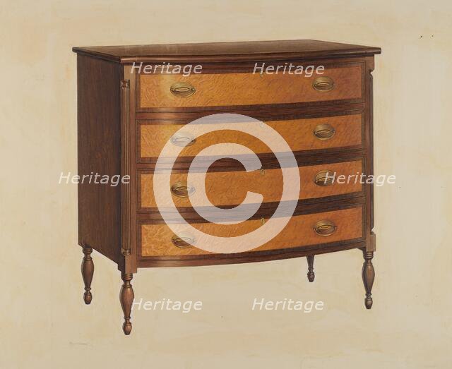 Chest of Drawers, 1938. Creator: Ernest Busenbark.