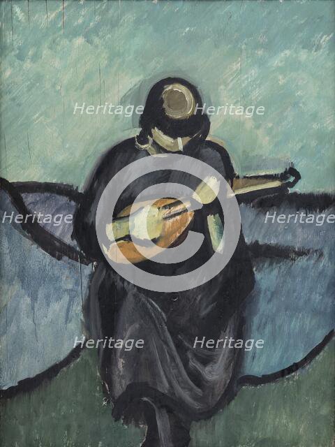 A Mandolinist, 1921. Creator: Harald Giersing.