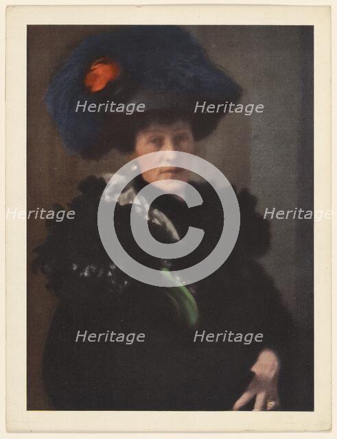 Portrait-Lady H., negative 1903; print 1908. Creator: Eduard J Steichen.