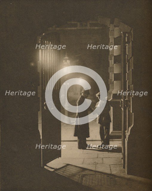 'An incident at "The Yard" in the small hours', c1935. Creator: Unknown.