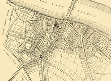 'Map of Southwark, 1720', (c1878). Creator: Unknown.
