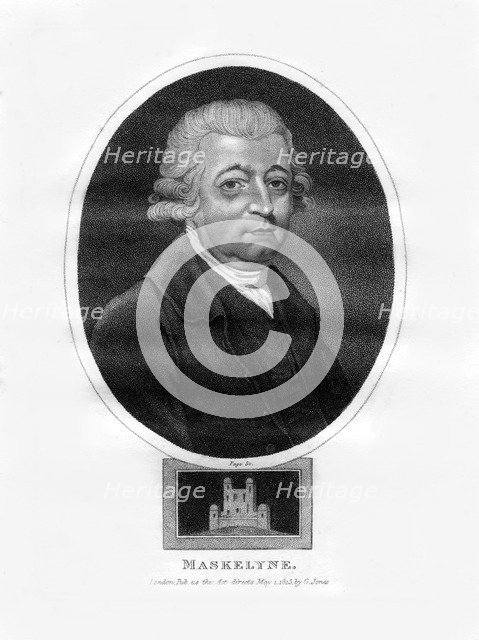 Nevil Maskelyne, fifth British Astronomer Royal, (1815).Artist: Page