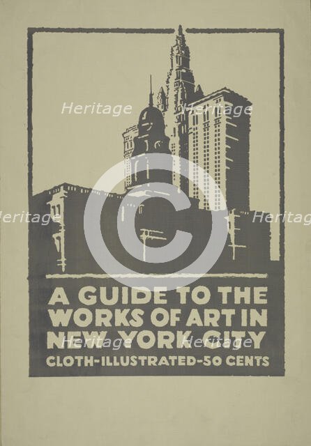 A guide to the works of art in New York city, c1895 - 1911. Creator: Unknown.