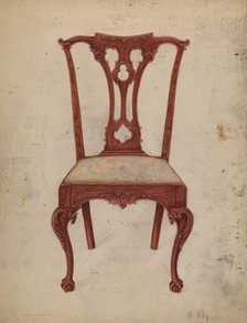 Chair, 1935/1942. Creator: Suzanne Roy.