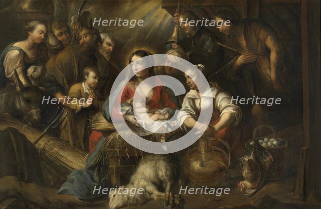 The Adoration of the Sheperds. Creator: Jan Cossiers.