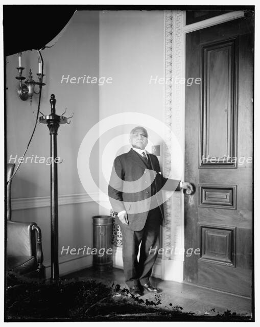 Doorkeeper at State Dept, between 1910 and 1920. Creator: Harris & Ewing.