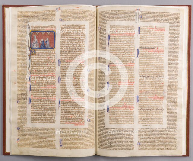 Bifolium with the Decretals of Gratian, French, ca. 1290. Creator: Unknown.