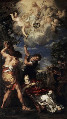'The Martyrdom of Saint Stephen', 1660.  Artist: Pietro da Cortona