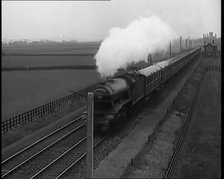 Moving Steam Train, 1931. Creator: British Pathe Ltd.