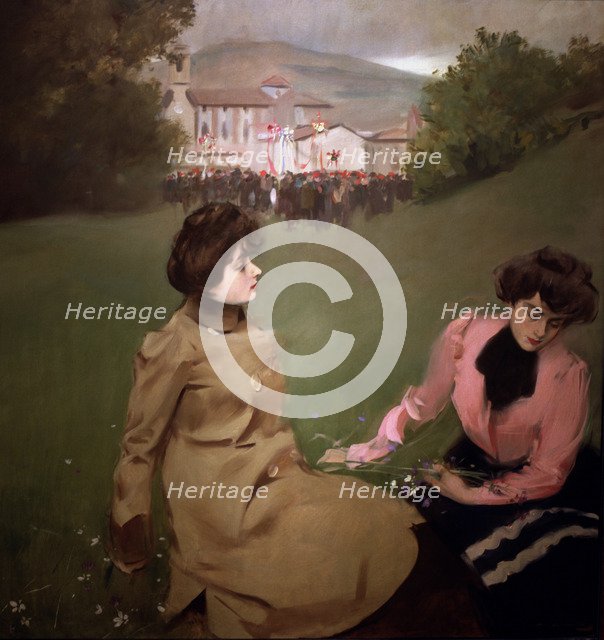 Caramelles' (typical Catalan songs) 1901, oil by Ramón Casas.