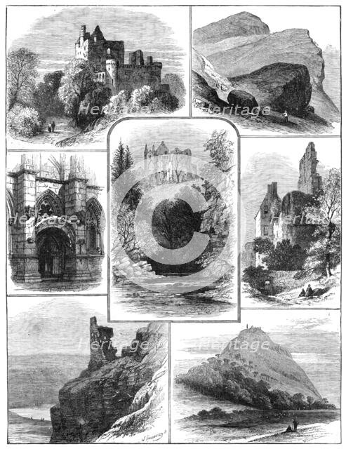 Sketches in the vicinity of Edinburgh, 1881. Creator: John Greenaway.