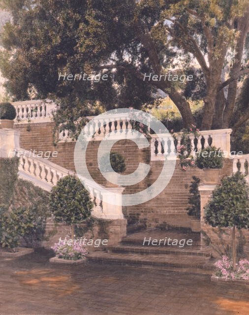 Mrs. Francis Lemoine Loring house, 700 South San Rafael Avenue, Pasadena, California, 1917. Creator: Frances Benjamin Johnston.
