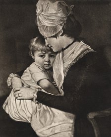 'Mrs Carwardine and Child', c1775, (1912).Artist: George Romney
