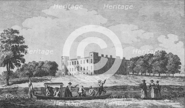 'Sion House, view'd from opposite Isleworth Church', c1760. Artist: Edward Rooker.