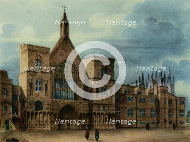 'New Palace Yard and Entrance to Westminster Hall', 1947. Creator: T. Coney.