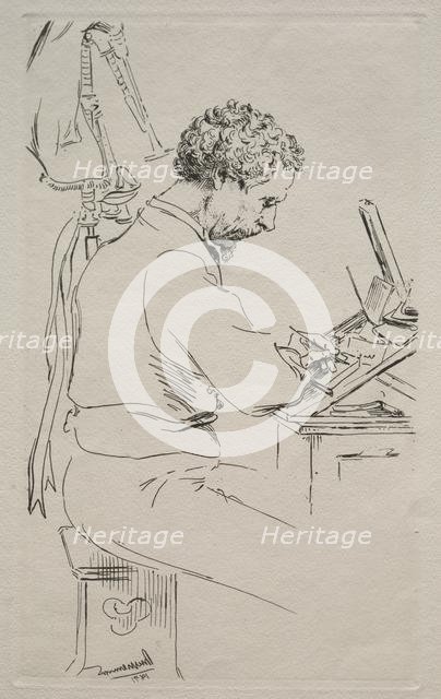 Charles Kean, 1871. Creator: Félix Bracquemond (French, 1833-1914).