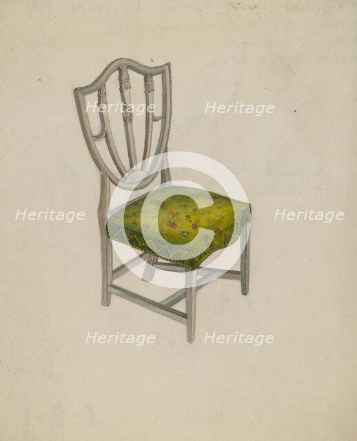 Chair, c. 1936. Creator: Edna C. Rex.