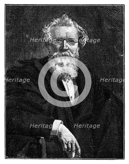 August Wilhelm von Hofmann, 19th century German organic chemist, (1900). Artist: Unknown