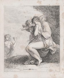 Ariadne on Naxos Approached by Bacchus, ca. 1790., ca. 1790. Creator: Thomas Rowlandson.