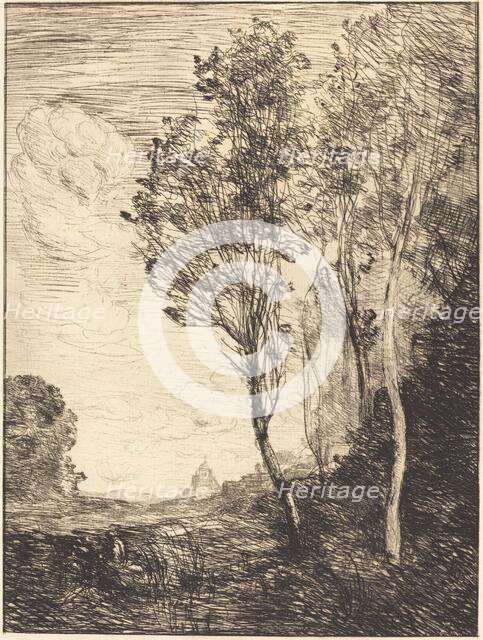 Souvenir of Italy (Souvenir d'Italie), 1866. Creator: Jean-Baptiste-Camille Corot.