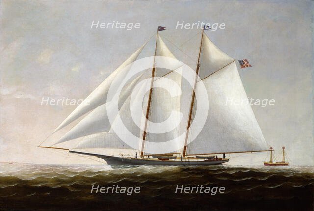 The Yacht America, 1877. Creator: Charles S. Raleigh.