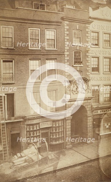 Saddlers' Hall, Cheapside, City of London, 1860.                 Artist: Anon